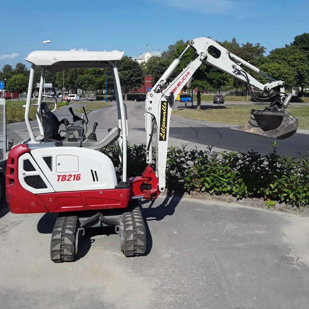Minigrävare 1,6 ton från Liljewalls Lastmaskiner